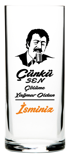 Logolu Rakı Bardağı