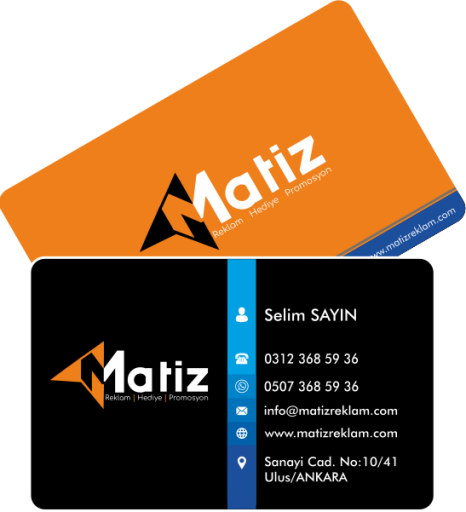 Kartvizit, Magnet, Broşür