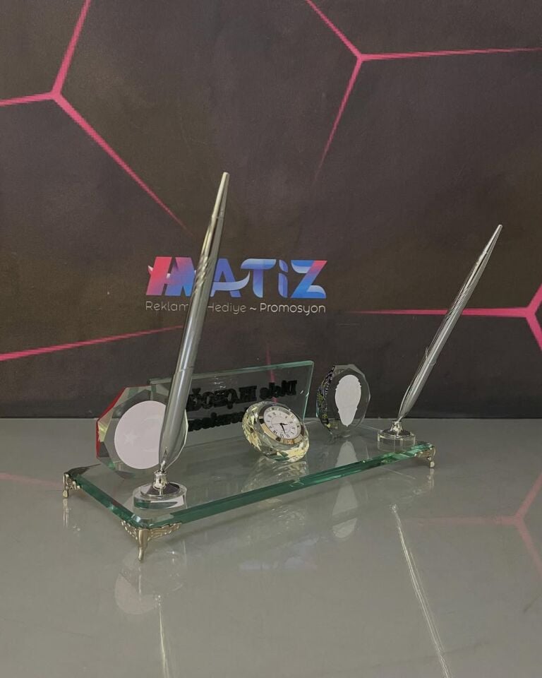 Polis Logolu Cam Masa İsimliği