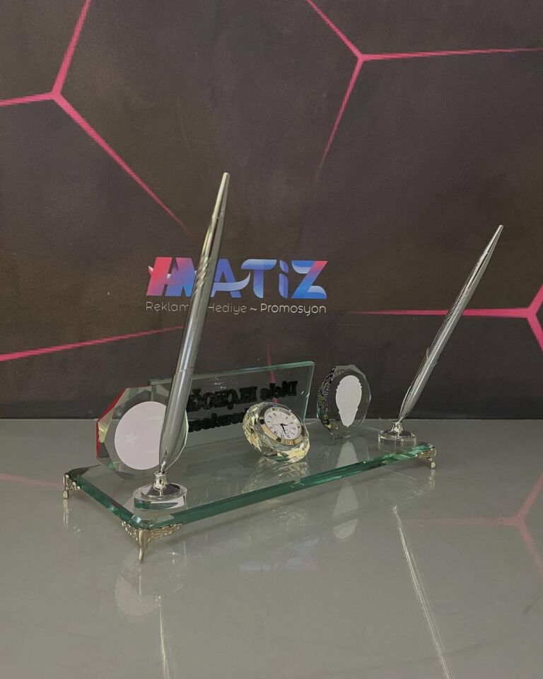 Polis Logolu Cam Masa İsimliği