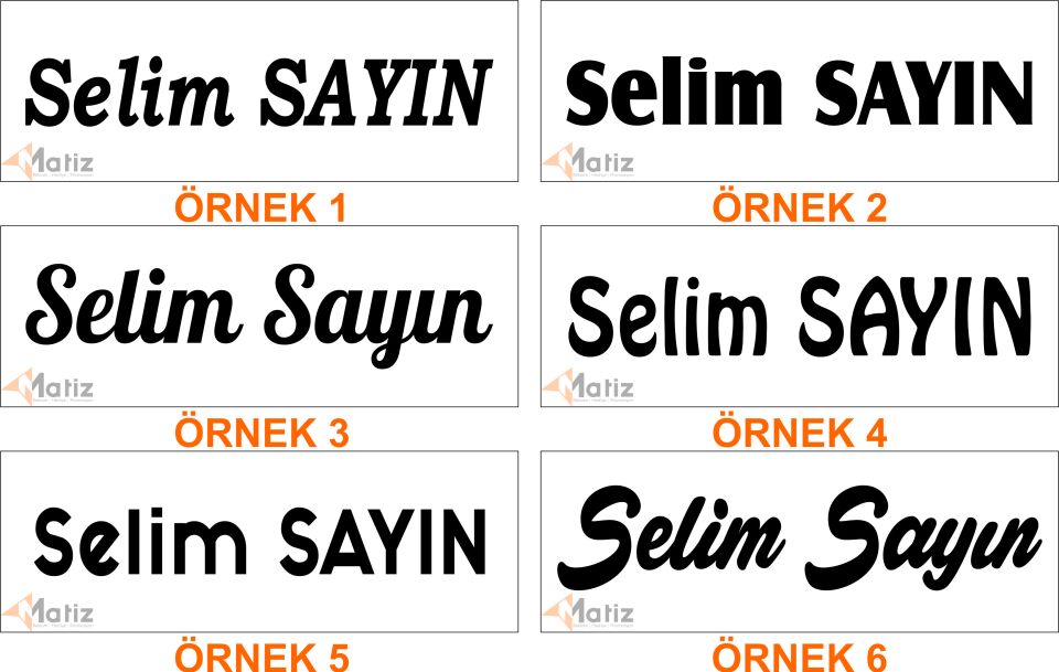 Füme Ahşap ve Kristal İsimlik