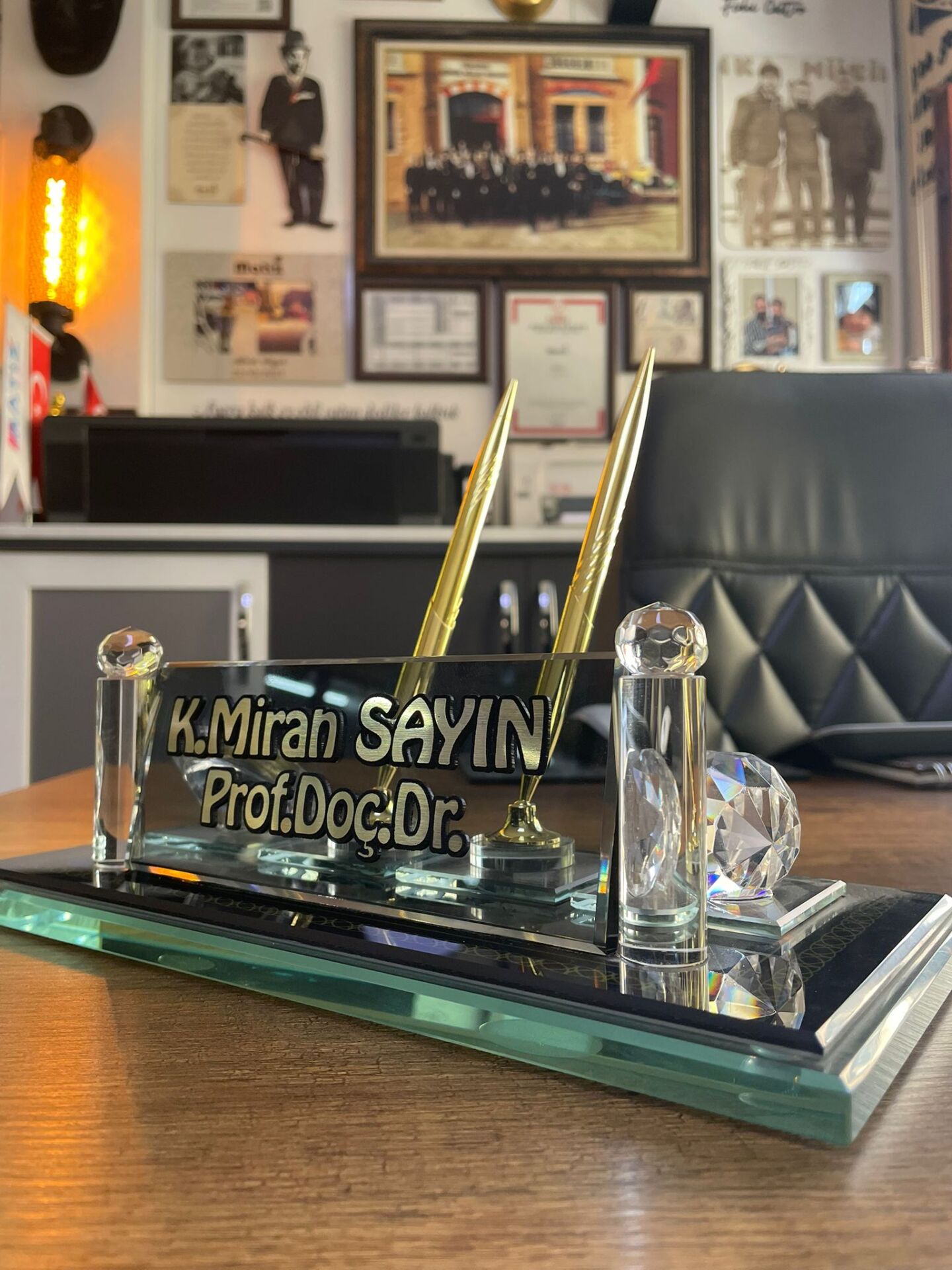 UV Baskılı Modern İsimlik