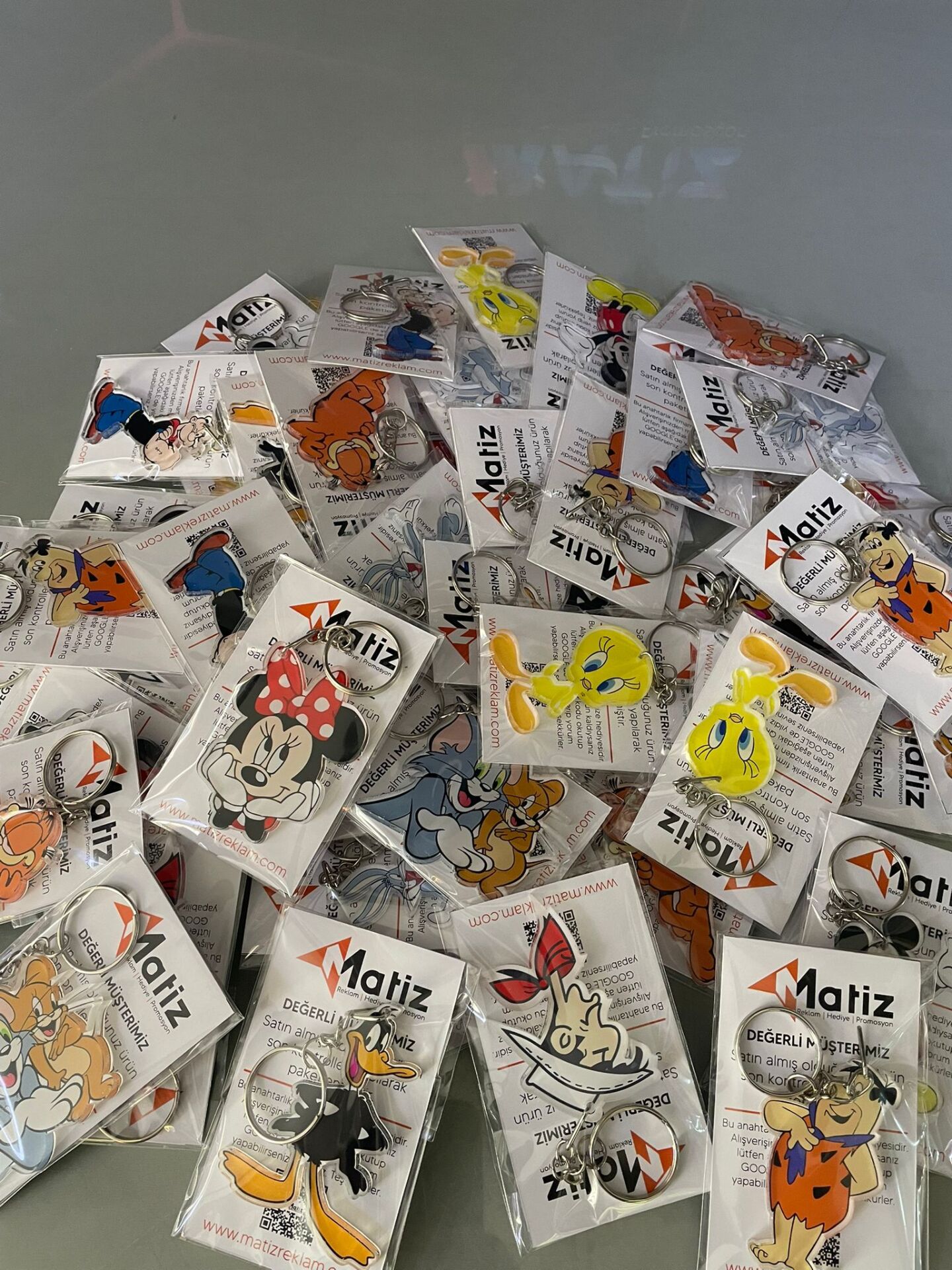 Pleksi Promosyon Anahtarlık