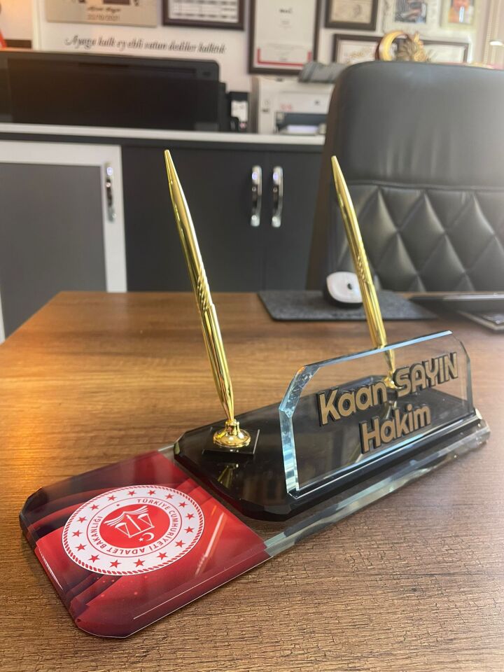 Adalet Bakanlığı Logolu İsimlik