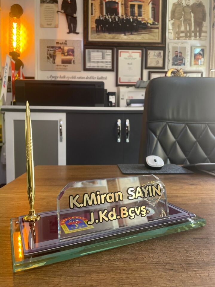 Jandarma Logolu İsimlik