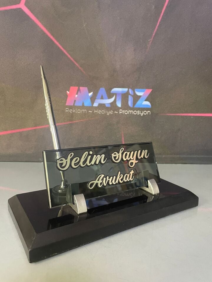 Siyah Mermer İsimlik