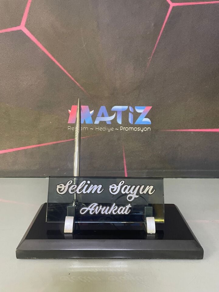 Siyah Mermer İsimlik