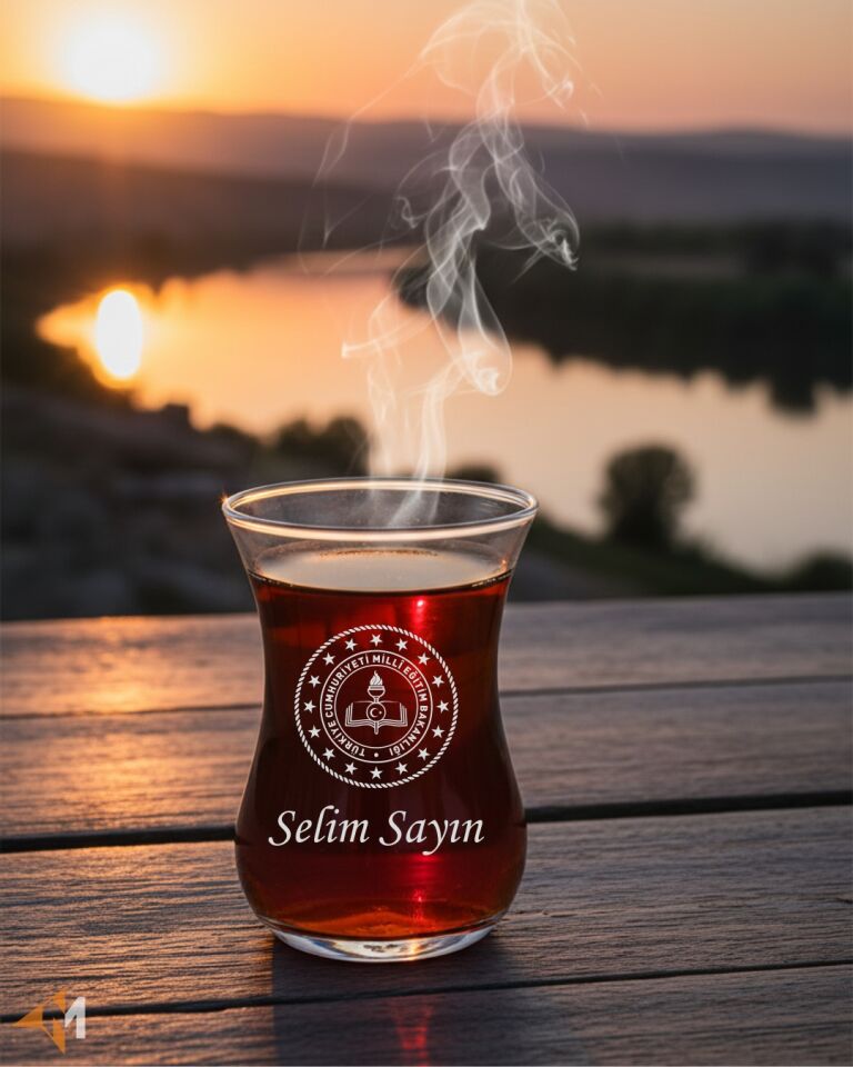 Milli Eğitim Logolu Bardak