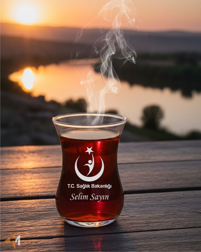 Sağlık Bakanlığı Logolu Bardak