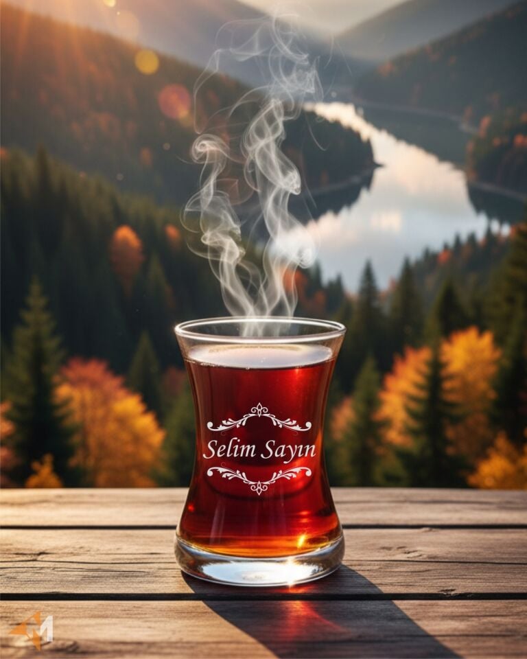 Zen Motifli Çay Bardağı