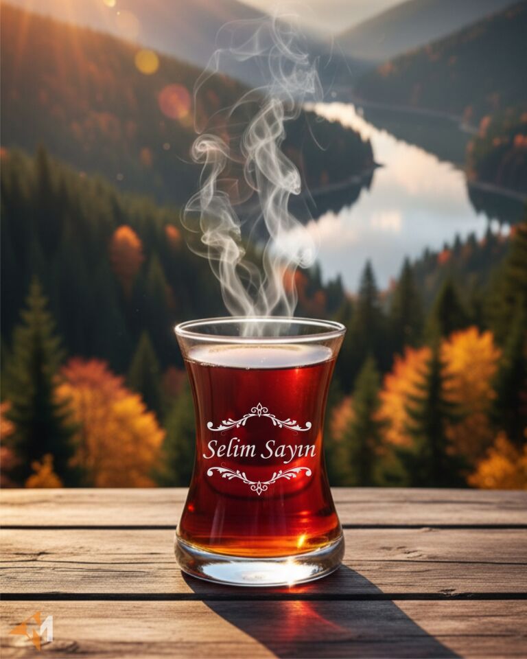 Zen Motifli Çay Bardağı