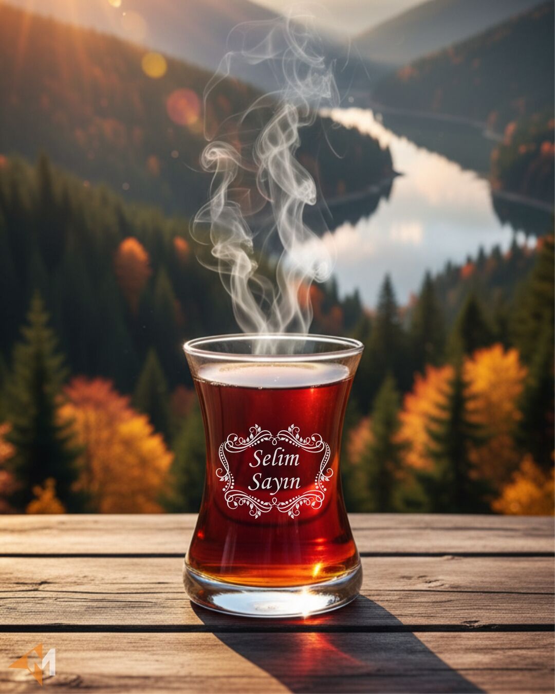 İsminize Özel Çay Bardağı