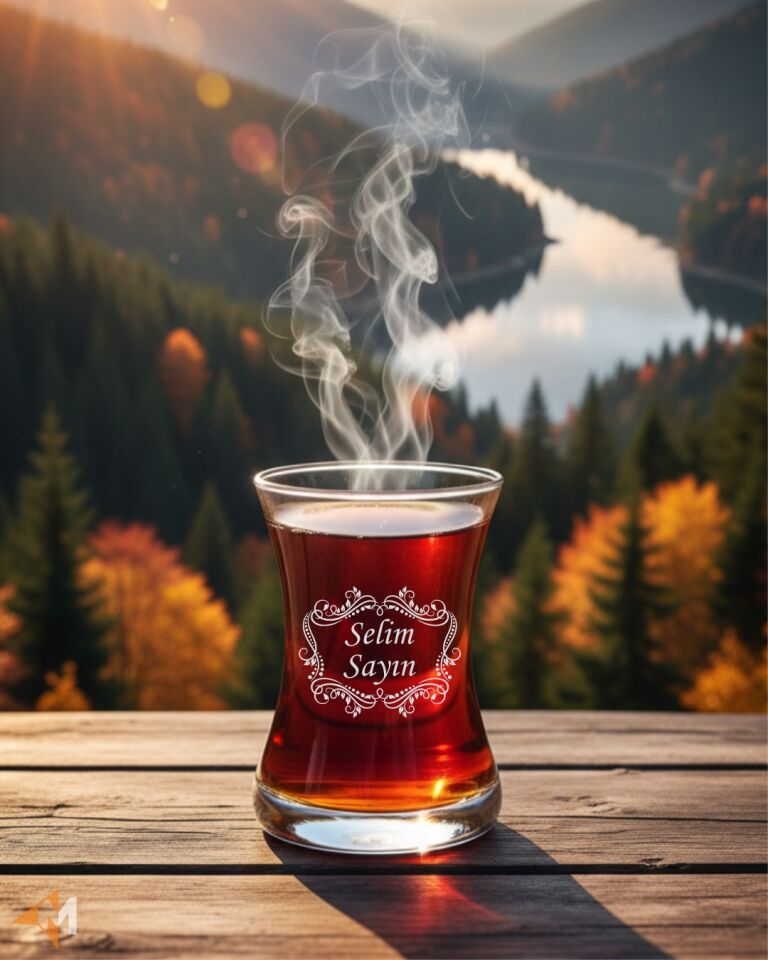 İsminize Özel Çay Bardağı