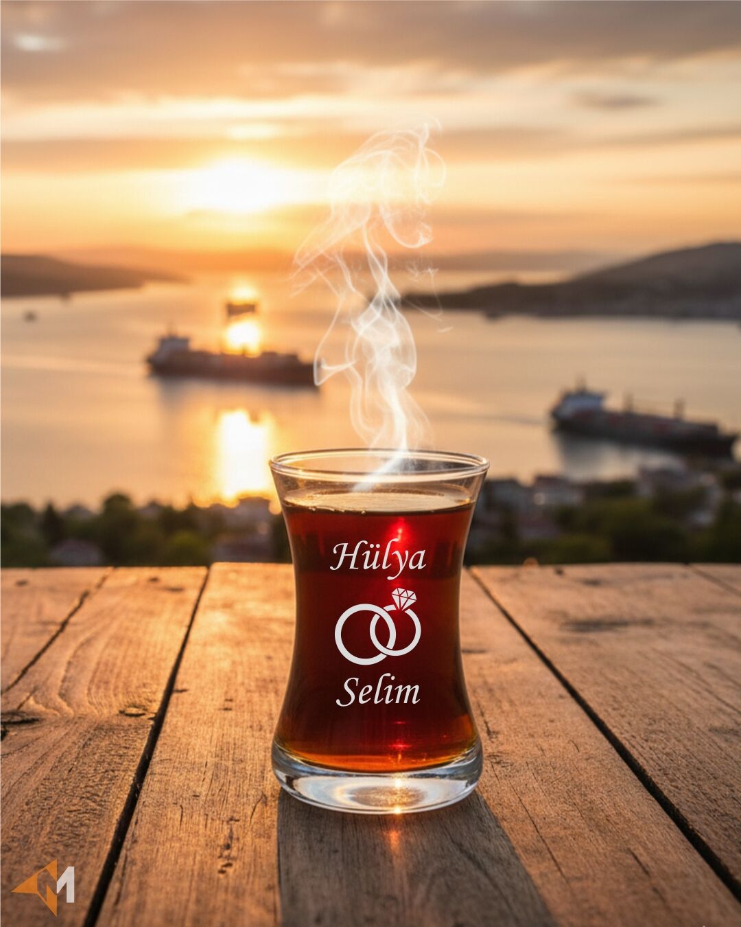 Tektaş Logolu Çay Bardağı