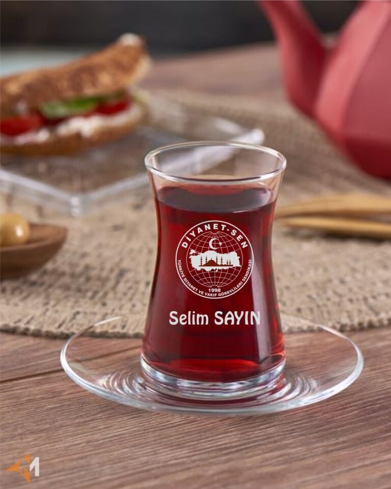 Diyanet-Sen Logo Baskılı Çay Bardağı