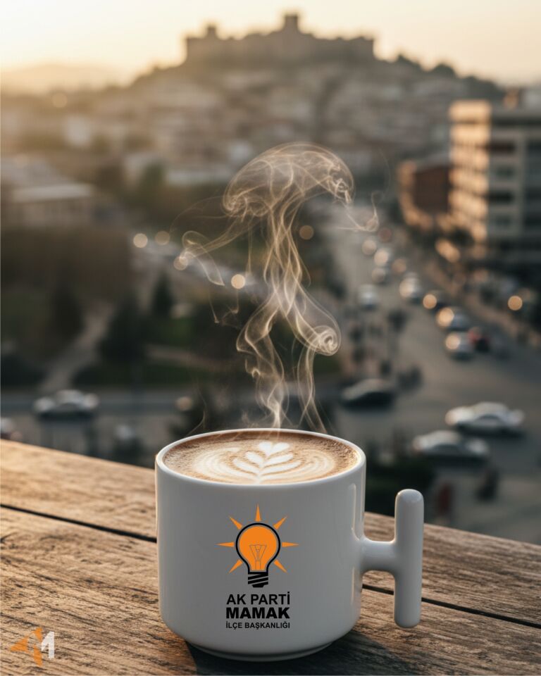 Ak Parti Logo Baskılı Fincan