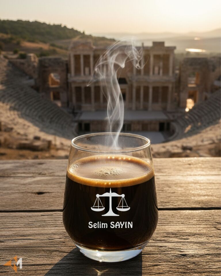 Avukat Logolu Bardak