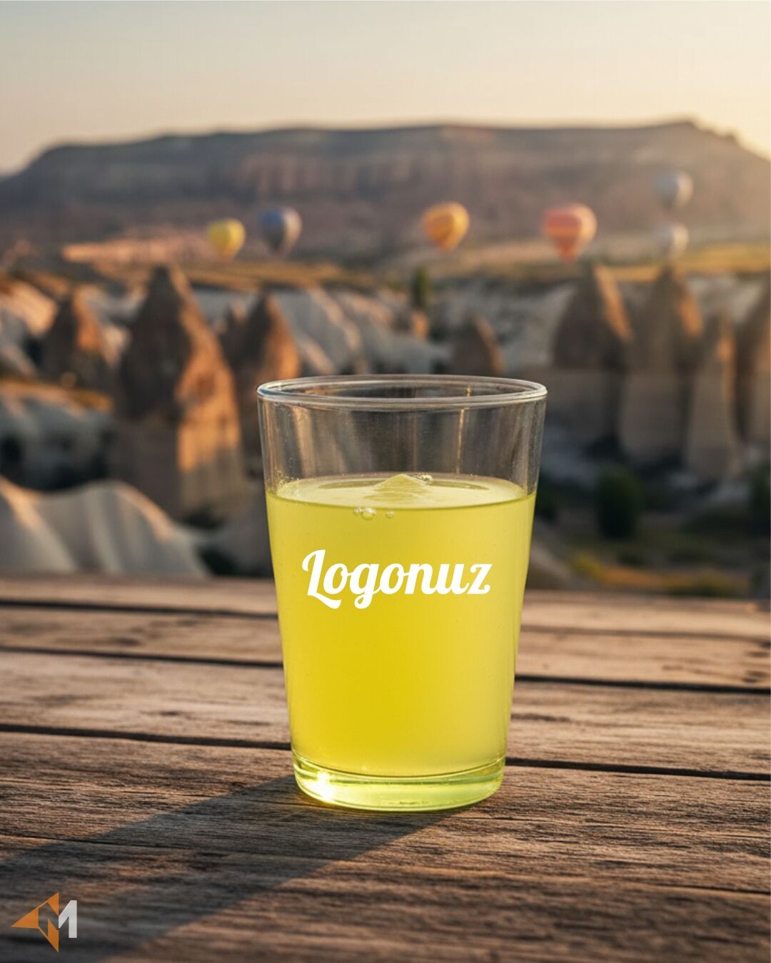 Logonuza Özel Su Bardağı
