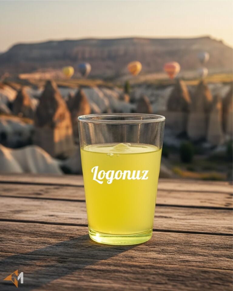 Logonuza Özel Su Bardağı