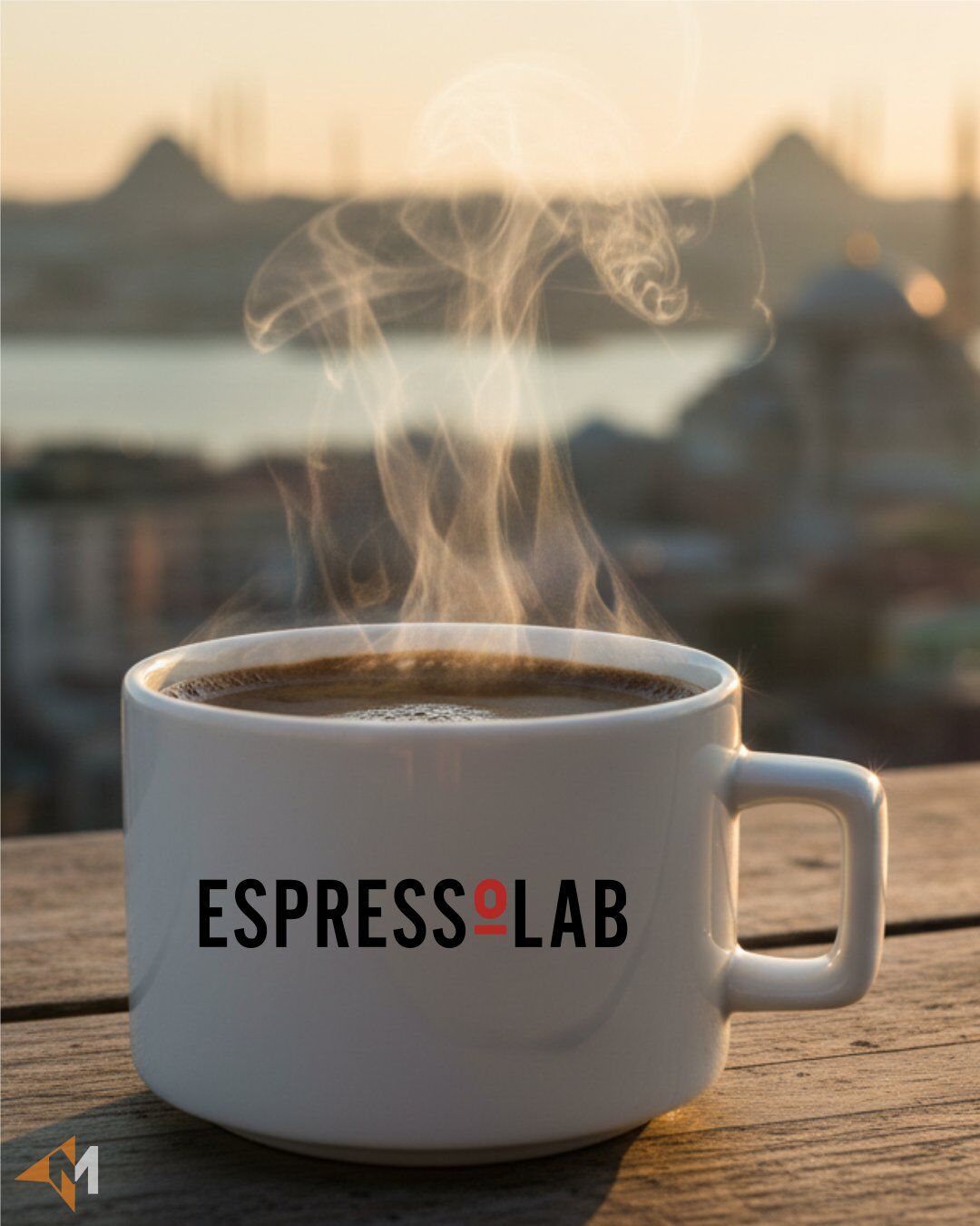 Cafelere Özel Logo Baskılı Fincan