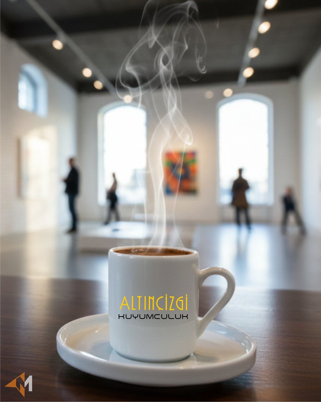 Kuyumcu Logolu Kahve Fincanı