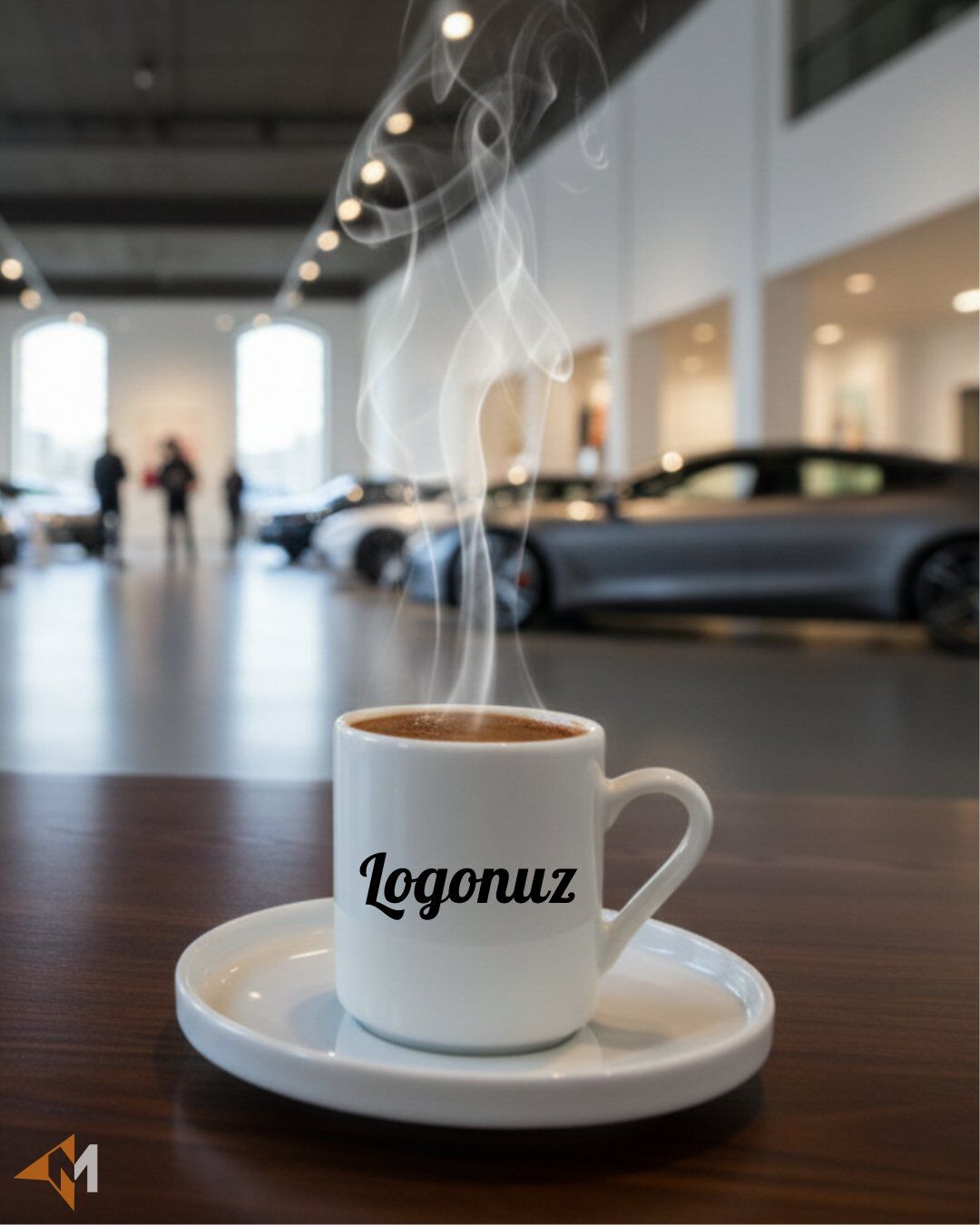 Firma Logolu Türk Kahvesi Fincanı