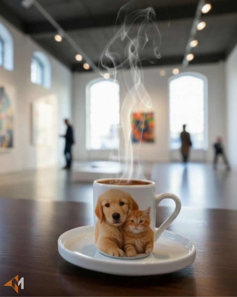 Fotoğraf Baskılı Türk Kahvesi Fincanı