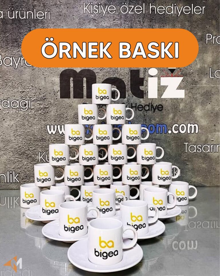 Sendika Logo Baskılı Türk Kahvesi Fincanı