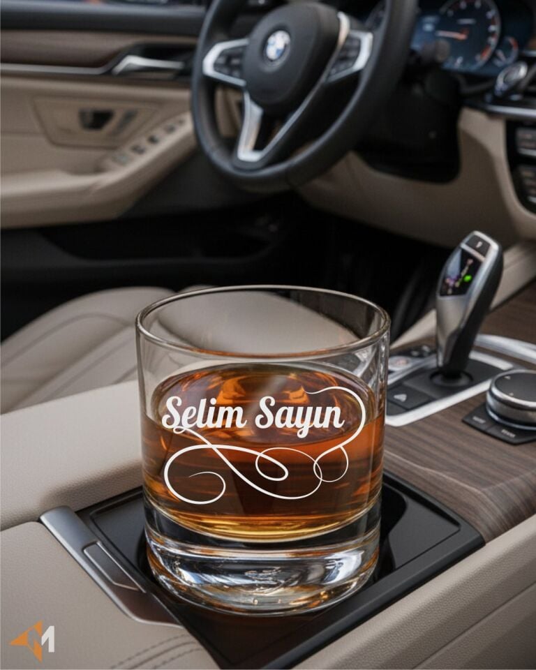 Kişiye Özel Baskılı Viski Bardağı