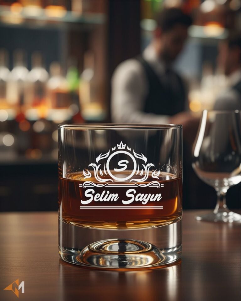 Motifli Viski Kadehi
