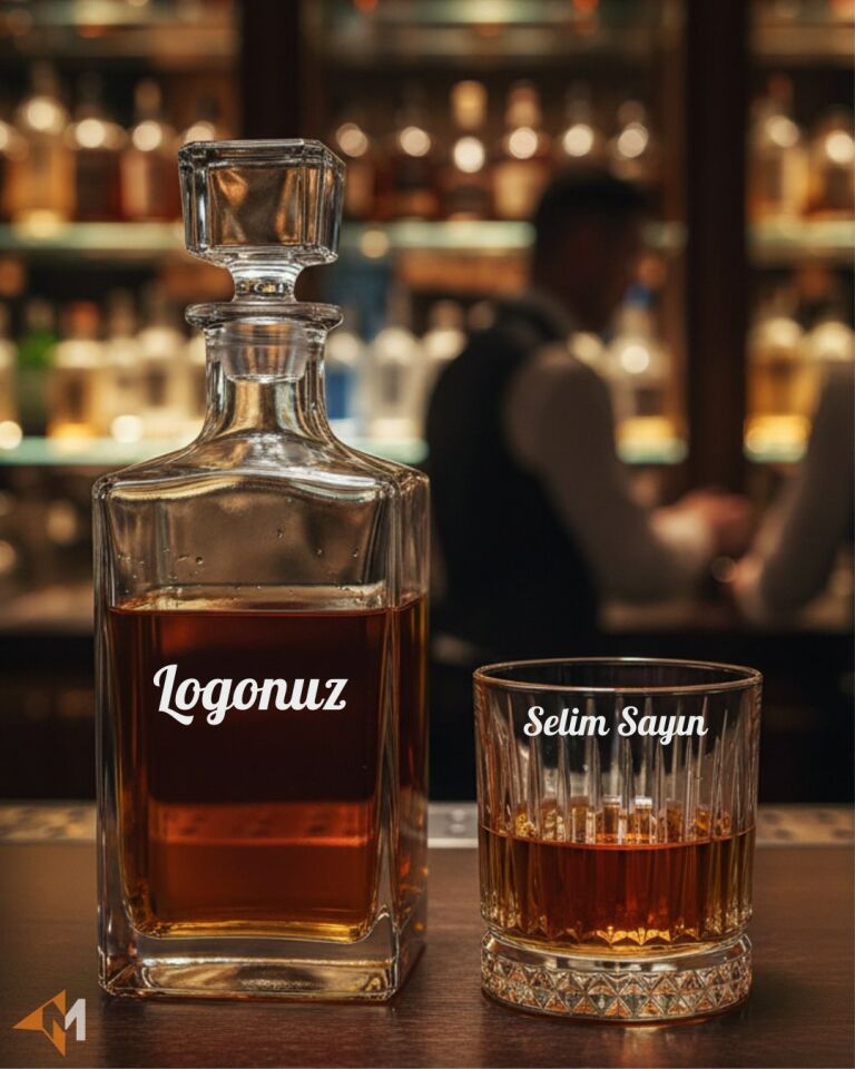 Nude Şişeli Viski Seti