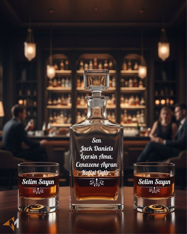 Efkarlı ve Şişeli Viski Seti