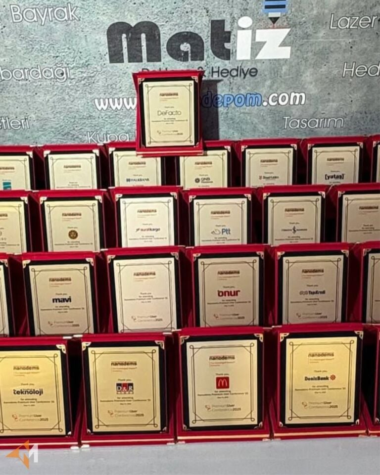 15x20 cm Metal Plaket