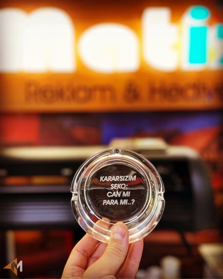 Firma Logolu Cam Küllük