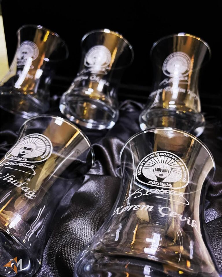 Firma Logolu Kutulu Çay Bardağı