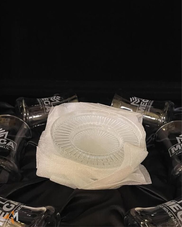 Tabaklı Kutulu ve Logolu Set