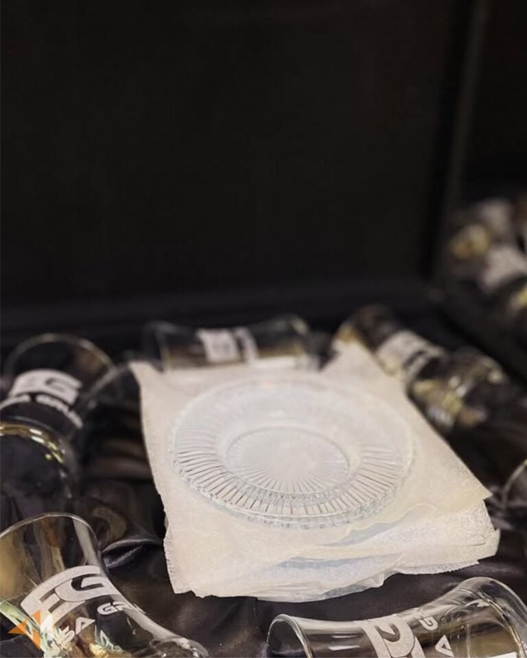 Tabaklı Kutulu ve Logolu Set