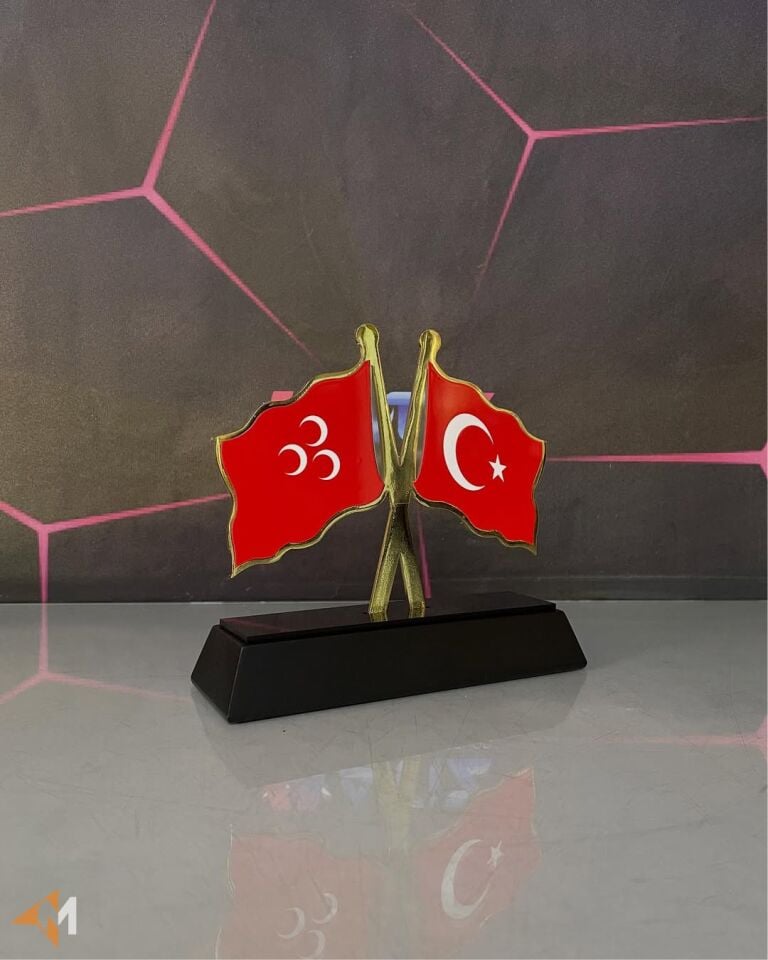 İsme Özel Masa Bayrağı