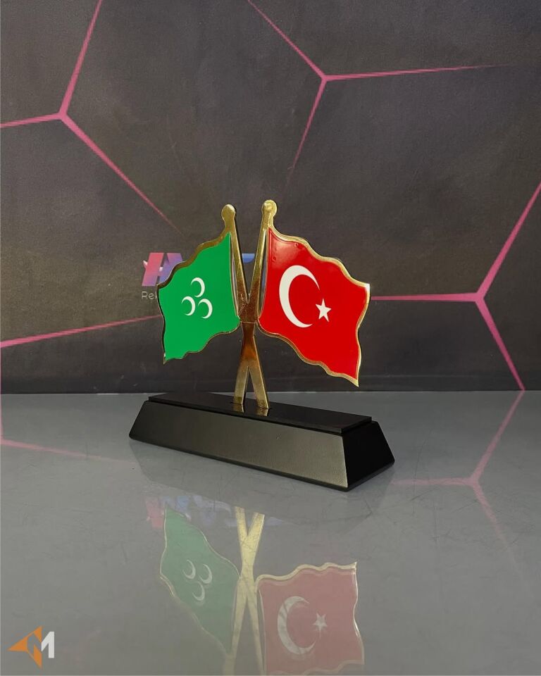 İsme Özel Masa Bayrağı