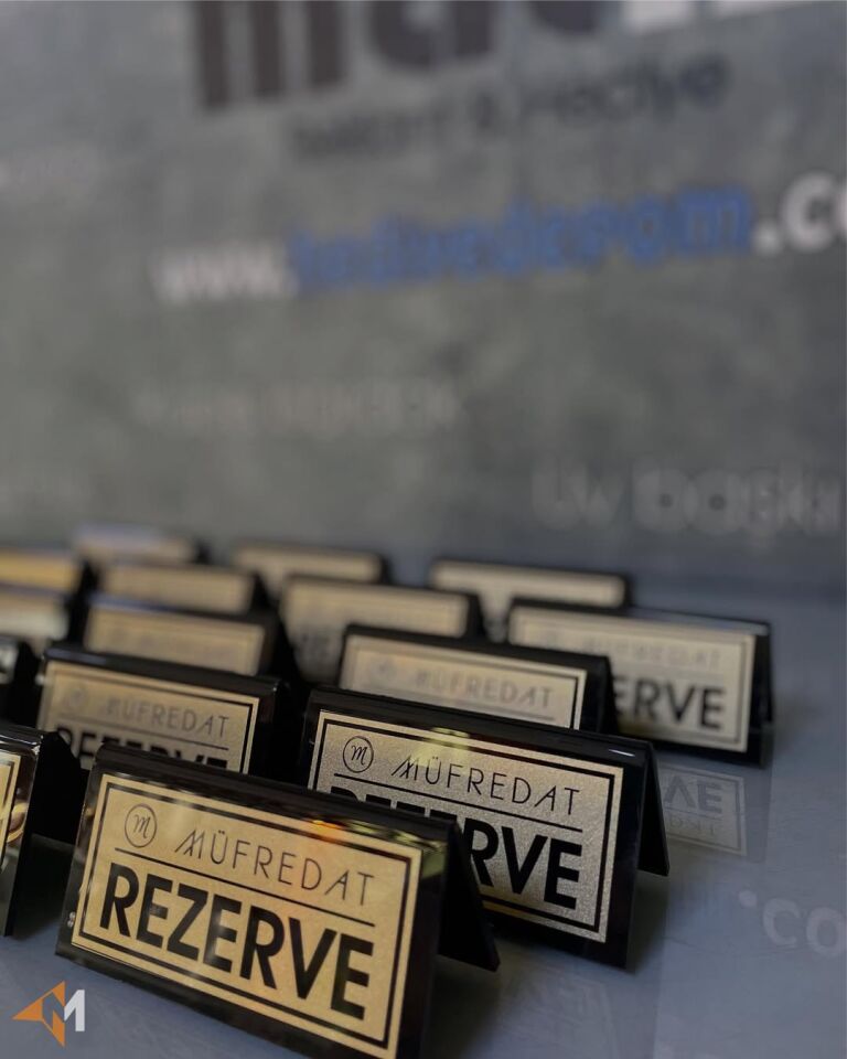 Lokanta ve Cafe Masa Üzeri Rezerve