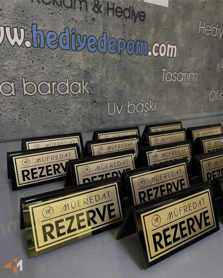 Lokanta ve Cafe Masa Üzeri Rezerve