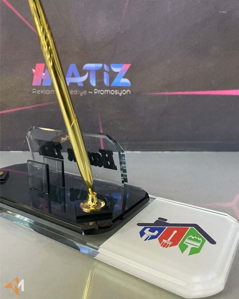 Dekorasyon Firmalarına Özel Logolu İsimlik