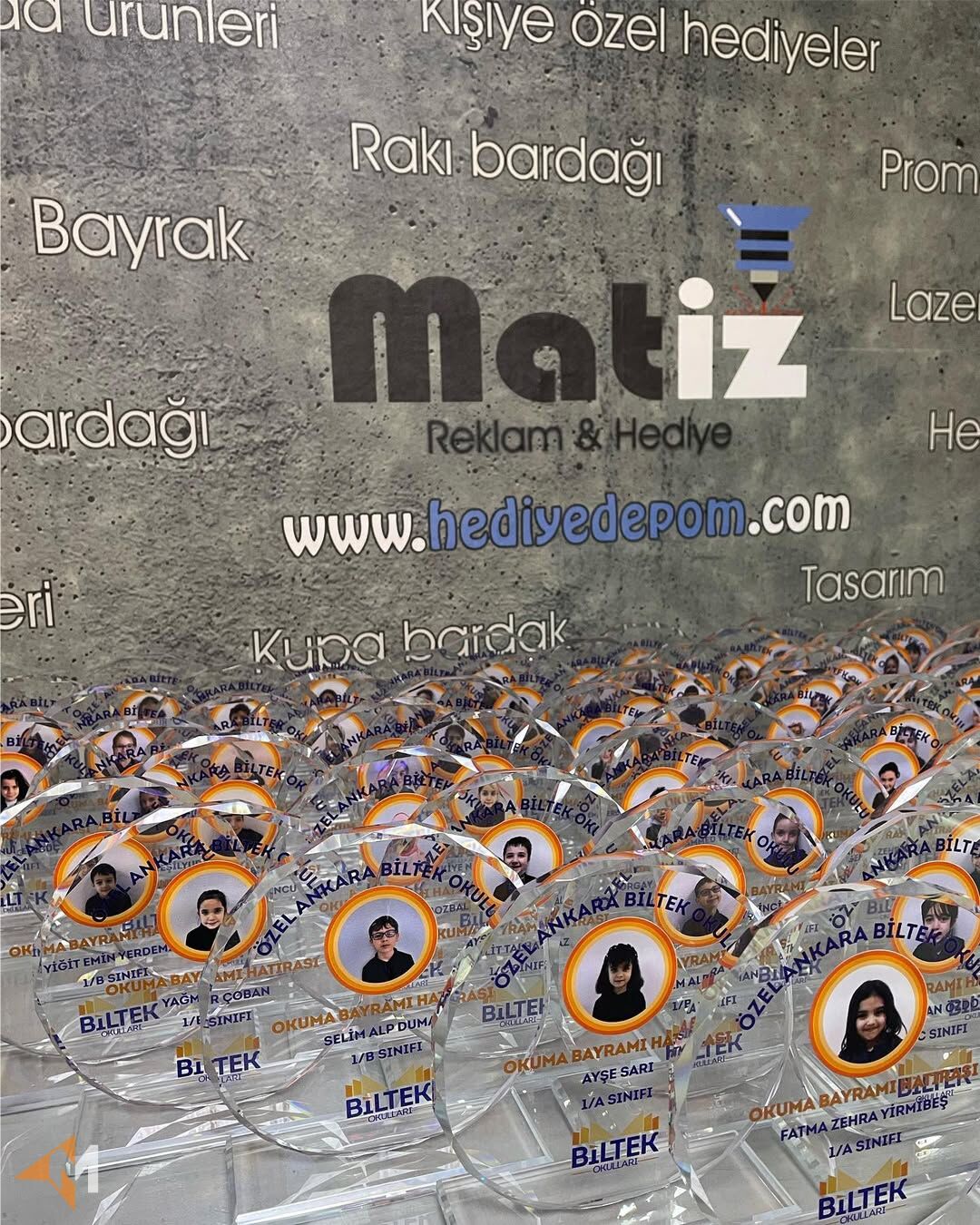 Yuvarlak Kristal Plaket