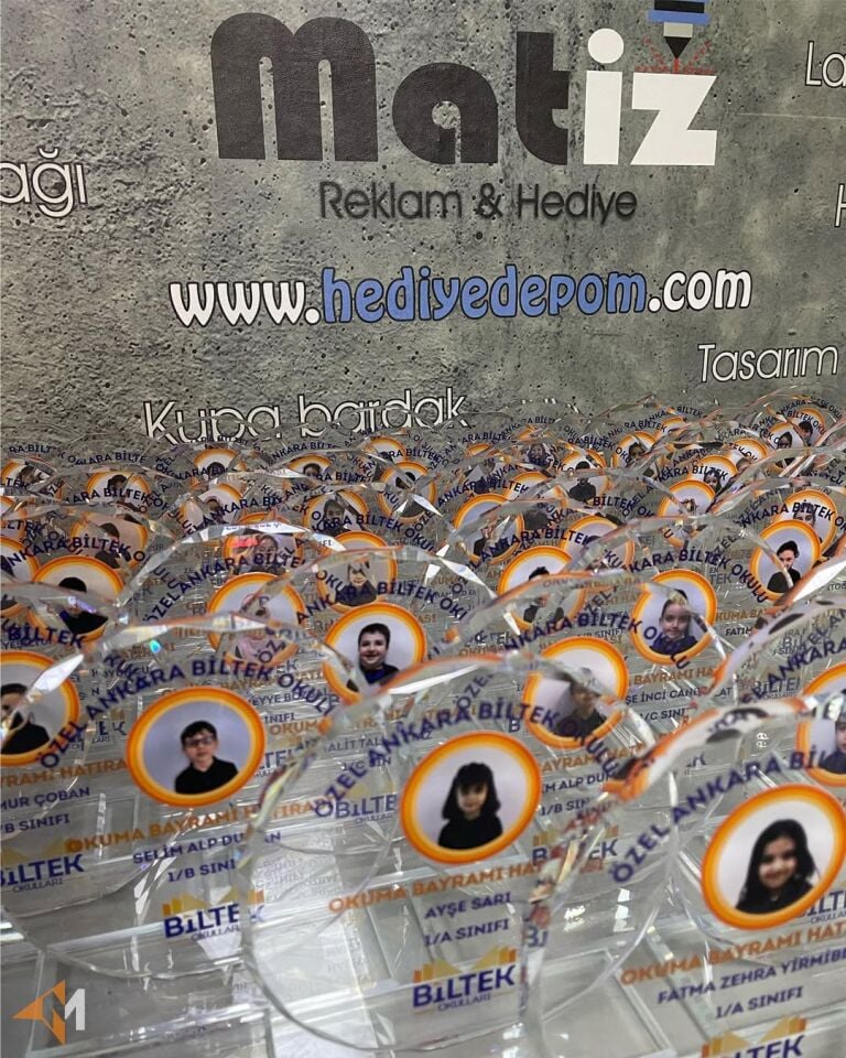 Yuvarlak Kristal Plaket