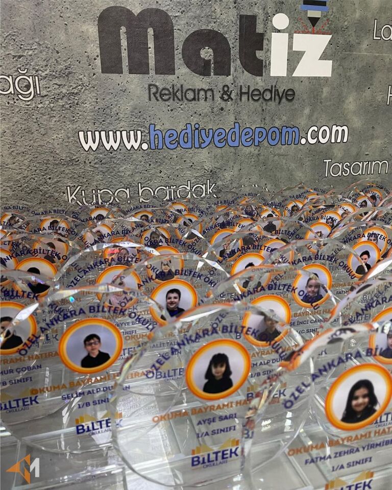 Yuvarlak Kristal Plaket