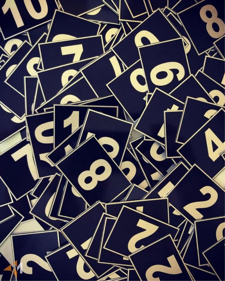 Sarı Renk Posta Kutusu Etiketi