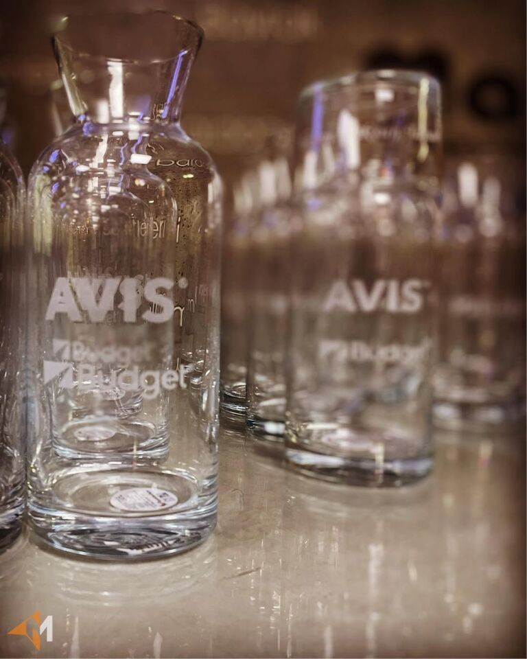 Logo Baskılı Cam Sürahi