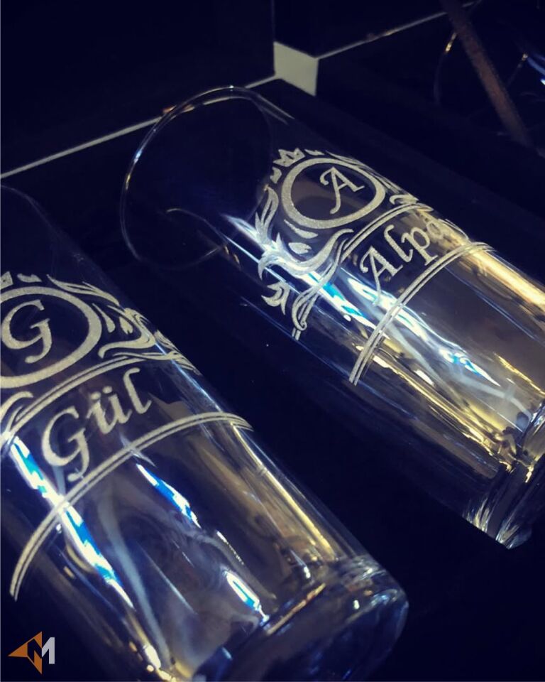 Kutulu Motifli Rakı Seti