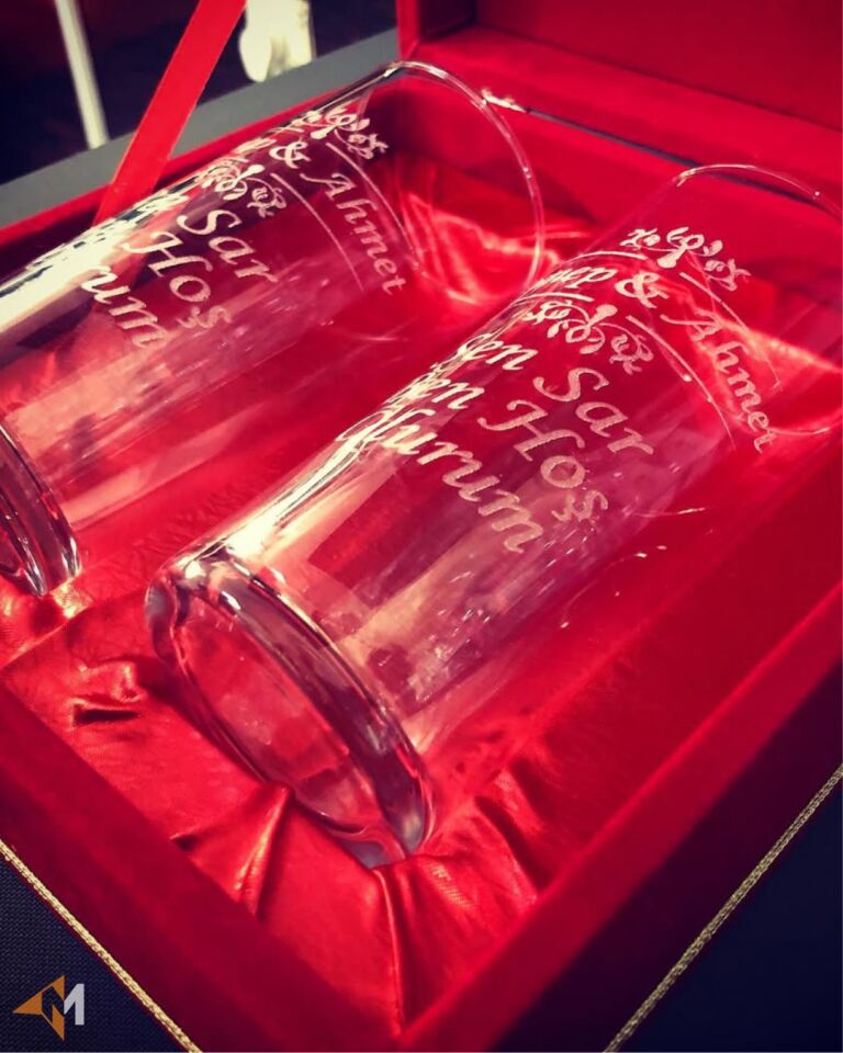 Kırmızı Kutulu İsme Özel Rakı Seti