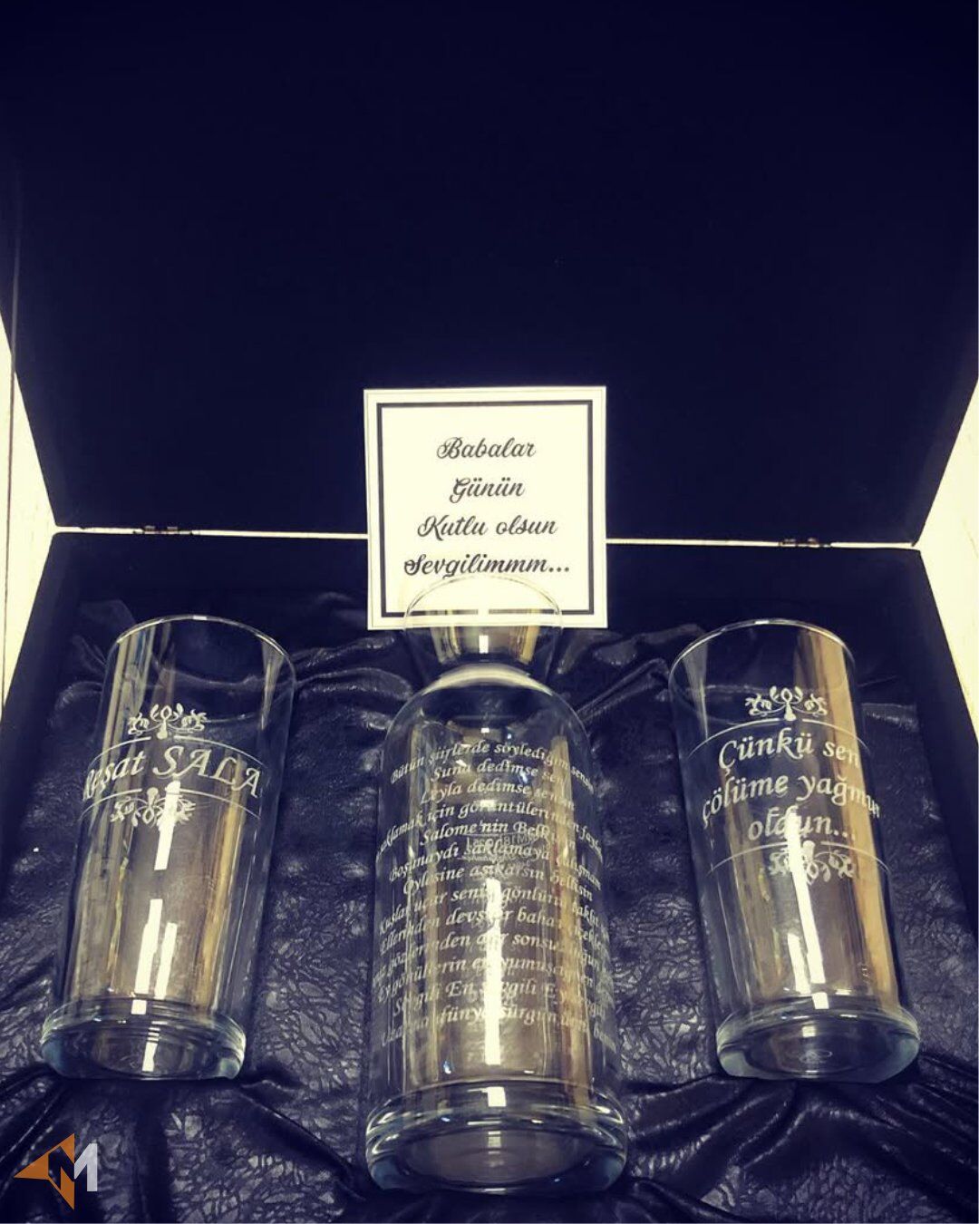 Babalar Günü Karaflı Rakı Seti
